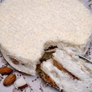 Tiramisú de coco
