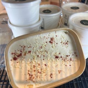 Tiramisú chocolate blanco